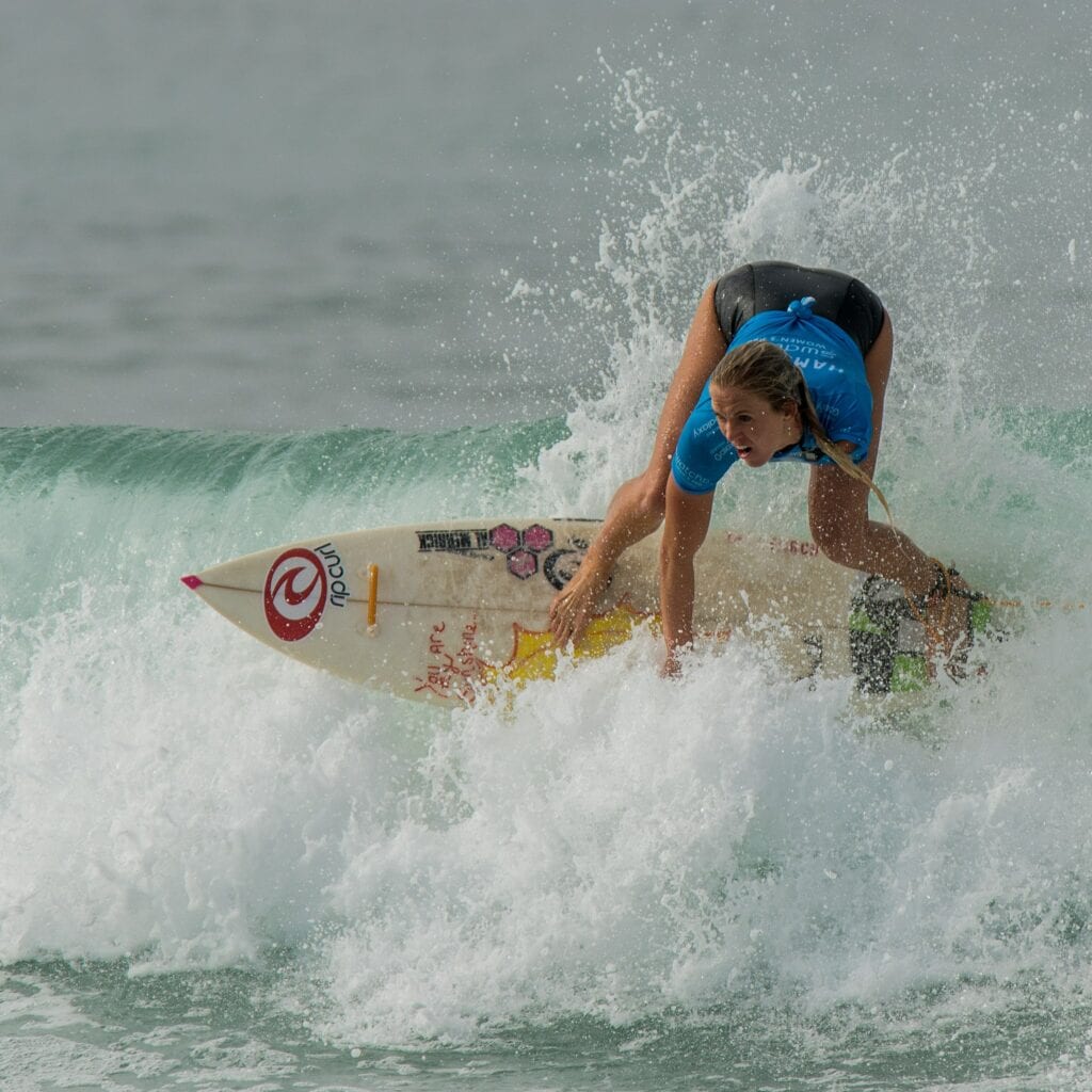 Bethany Hamilton, eine der bekanntesten Frauen der Surfszene.