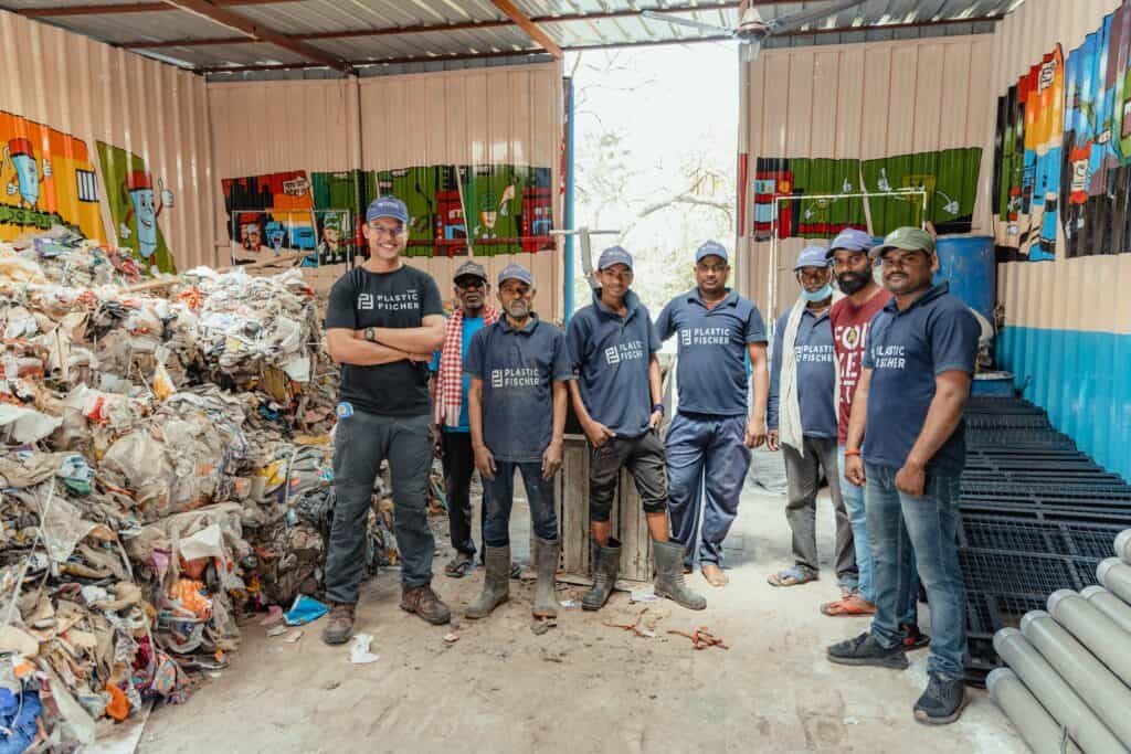 Plastic Fischer Team Varanasi in Sorting Facility 1