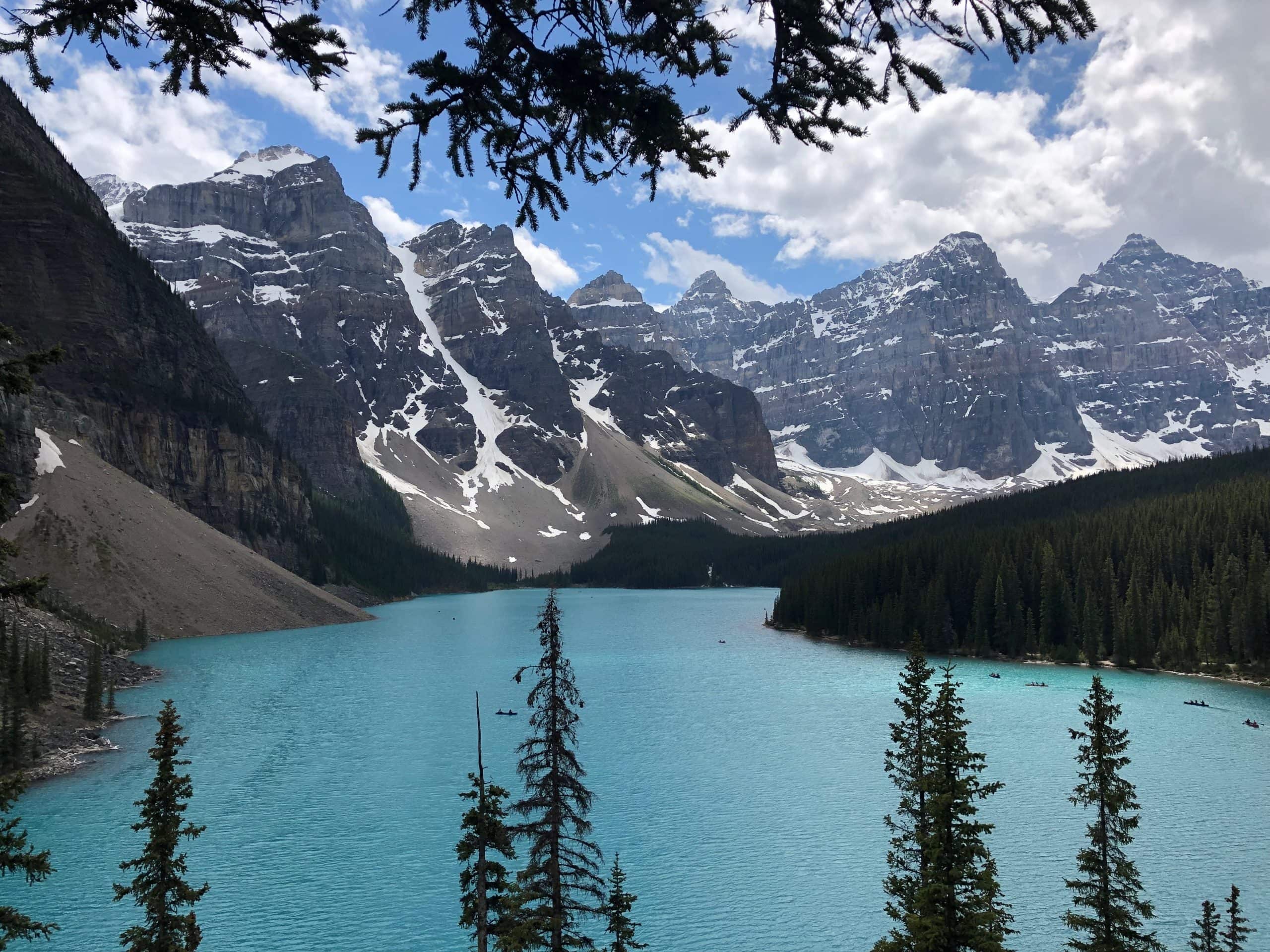 Der Moraine Lake in Kanada