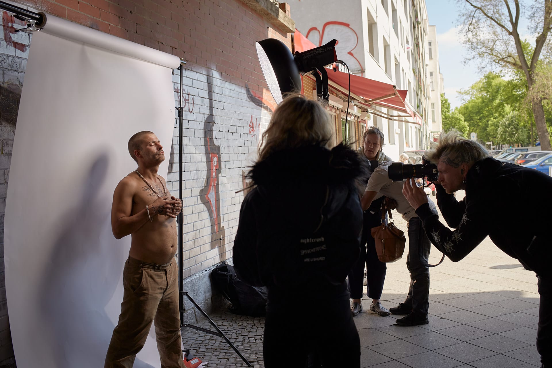 Hinter den Kulissen des Fotoshootings