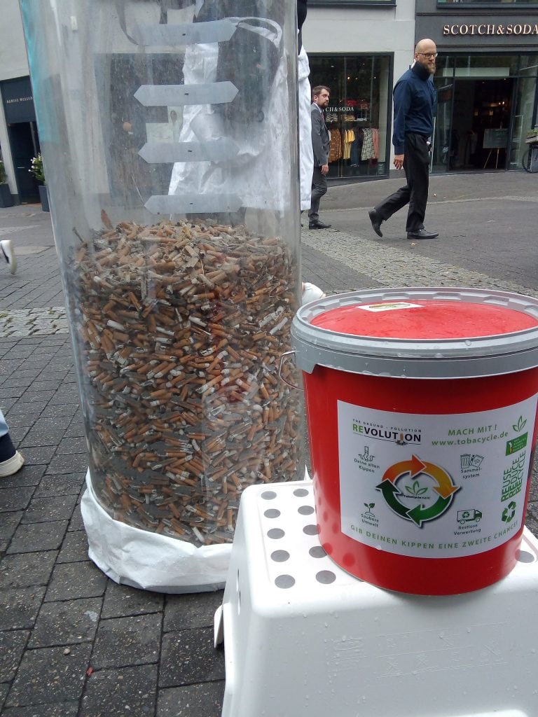 Gegen die Kippenflut.