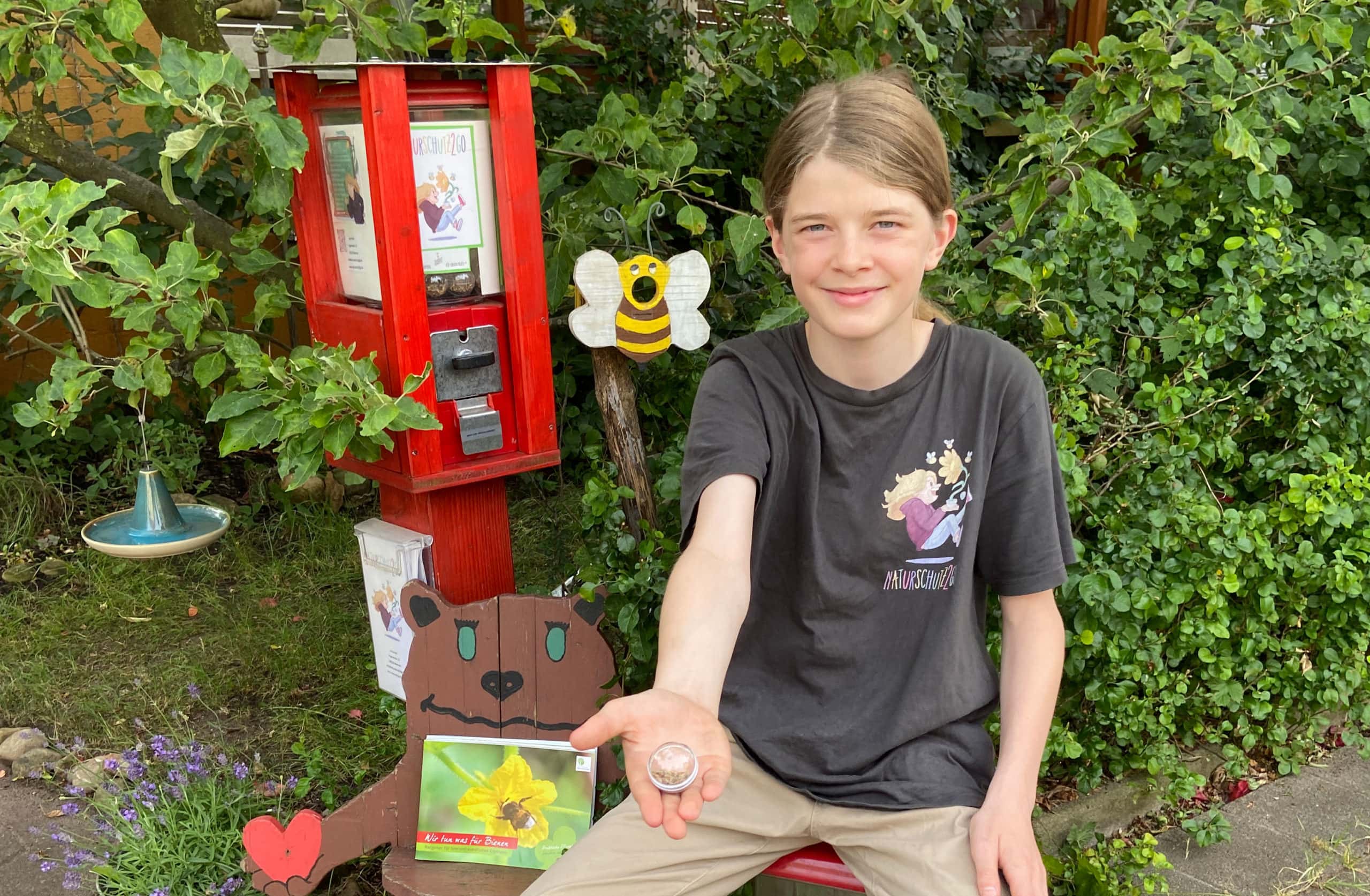 Automaten mit Blumensamen von Naturschutz2go