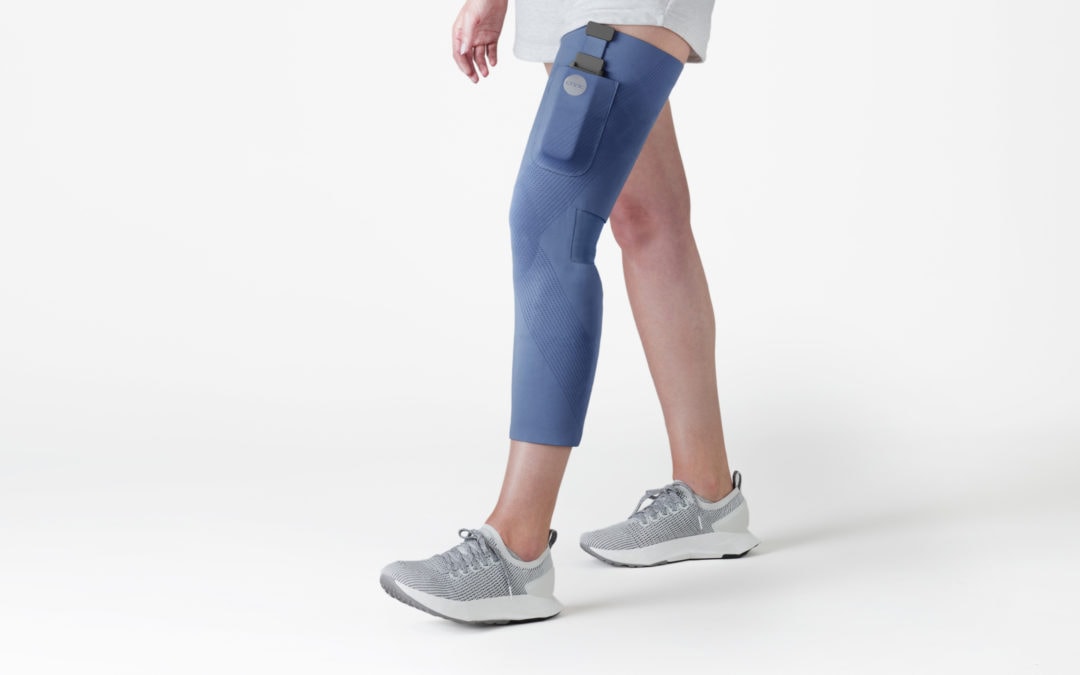 Bein-Bandage hilft Menschen mit Mobilitätseinschränkungen beim Gehen