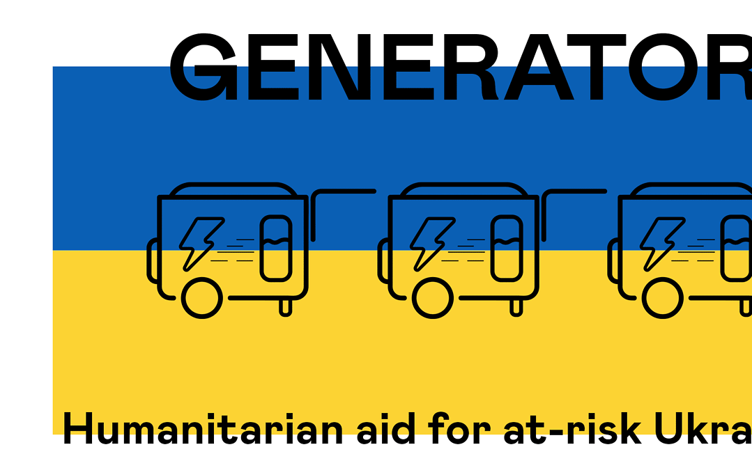 Fundraiser sammelt 10.000€ für Generatoren für Ukrainer:innen