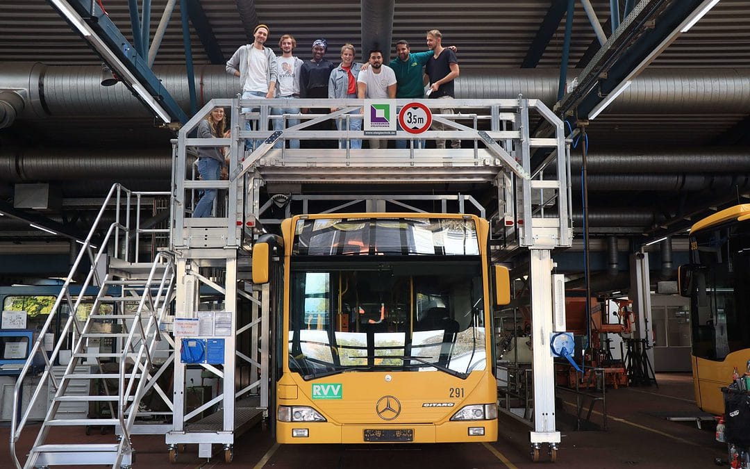 Der Solarwerkstattbus ermöglicht bald das umweltfreundliche Reparieren unterwegs