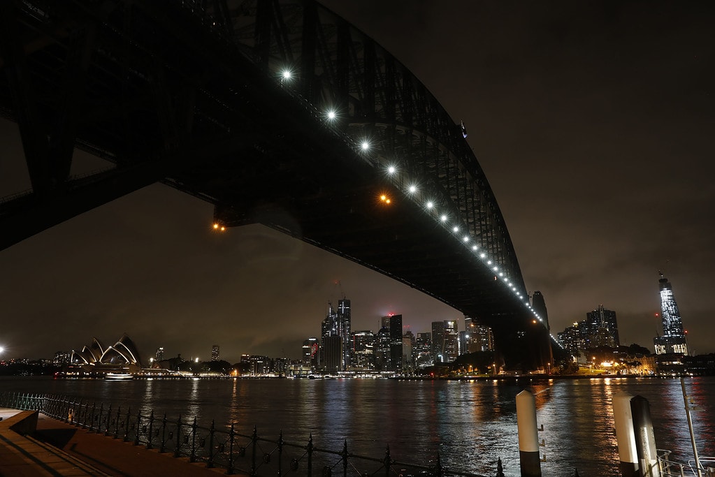 Earth Hour in Sydney