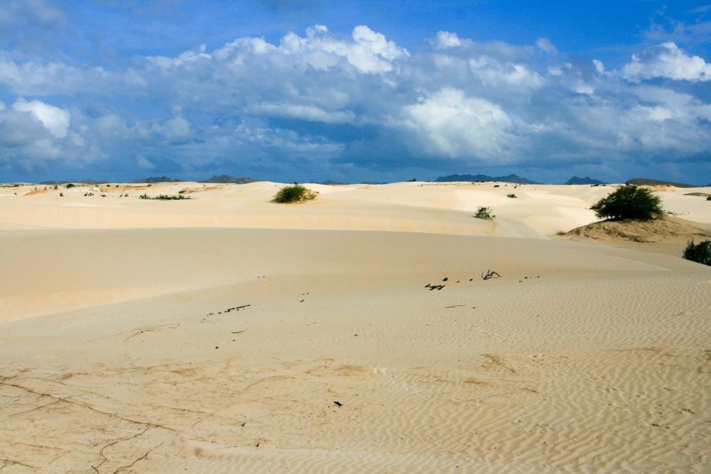 Wüste in Kap Verde
