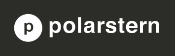 Polarstern Logo Logotype negativ RGB