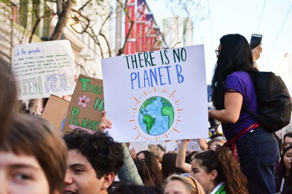 Klimaschutz Demo There is no Planet B