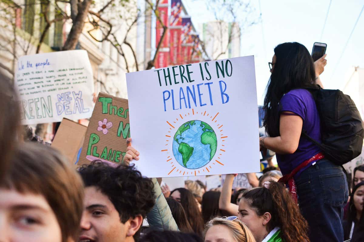 Klimaschutz Demo There is no Planet B