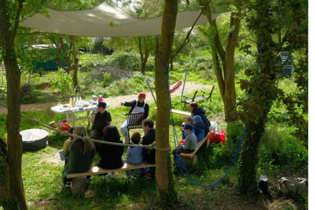 Sonnenschirm im Saugarten, Bild: Christoph Heyd