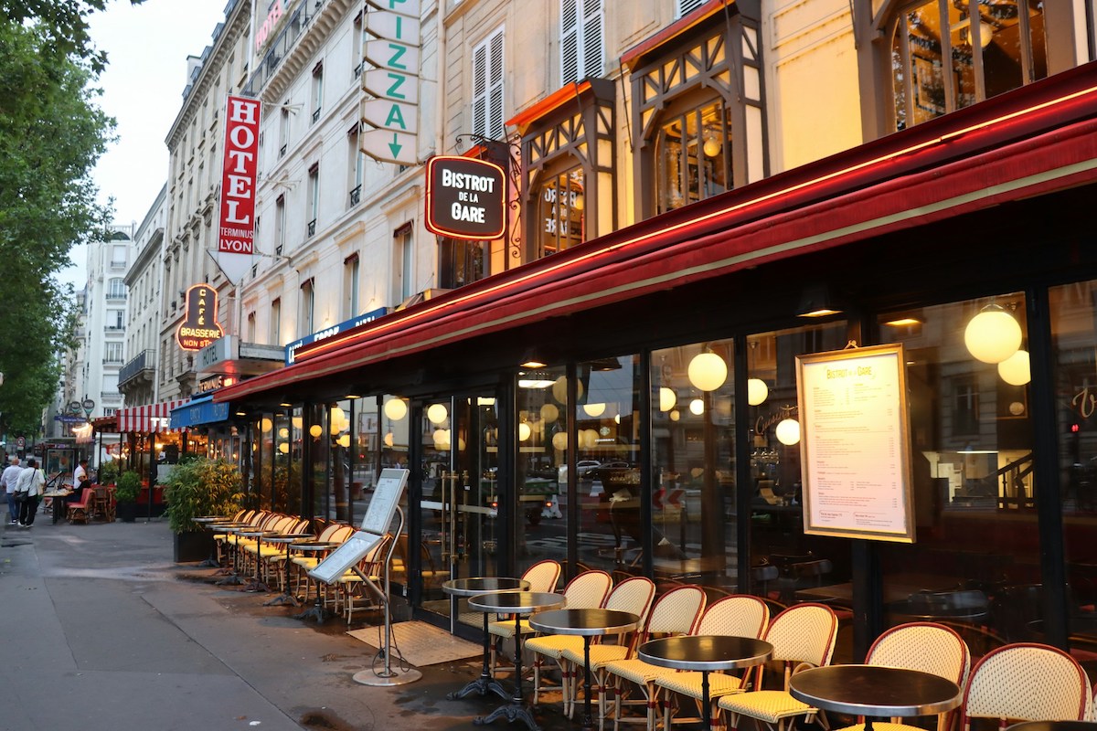 Bistro in Frankreich