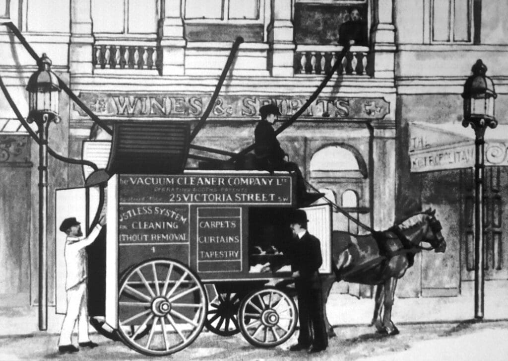 Hubert Cecil Booth Strassenstaubsauger von 1901
