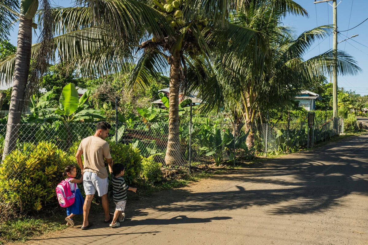Starke Familien in Samoa