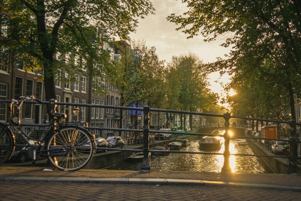 Amsterdam am Abend Amsterdam am Abend