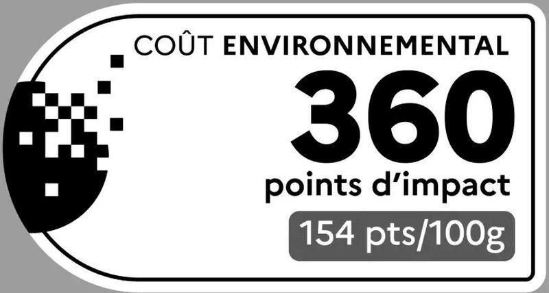 Ein Beispiel für das französische Umweltlabel für Mode