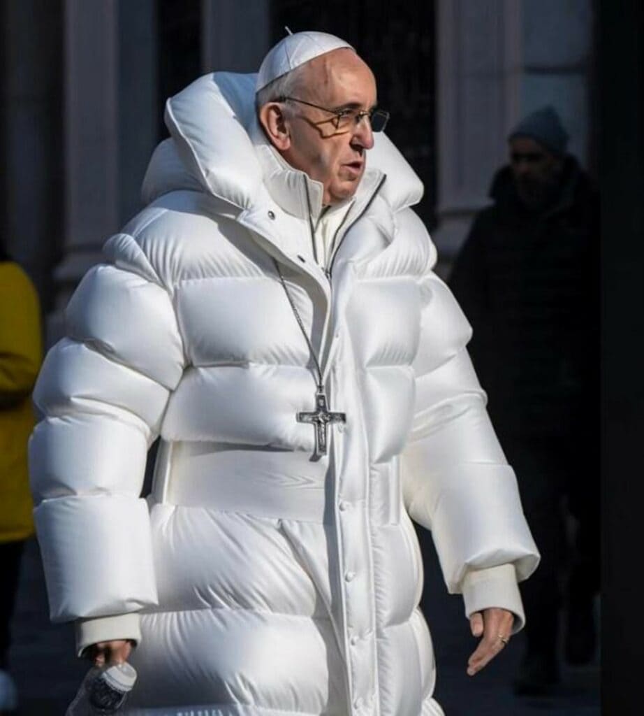 Pope puffer jacket