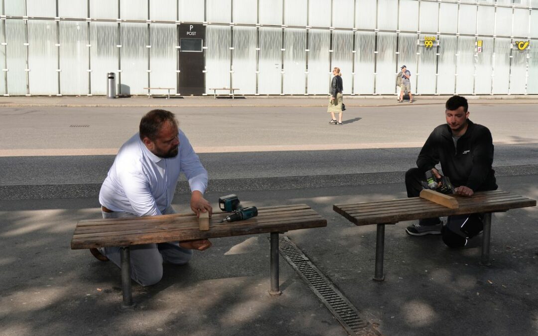 Darum entfernt österreichischer Bürgermeister „defensive Architektur“