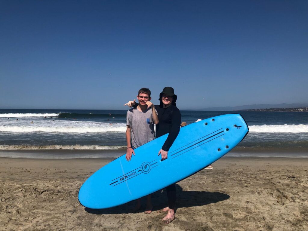 Surfen mit meinem Bruder 1