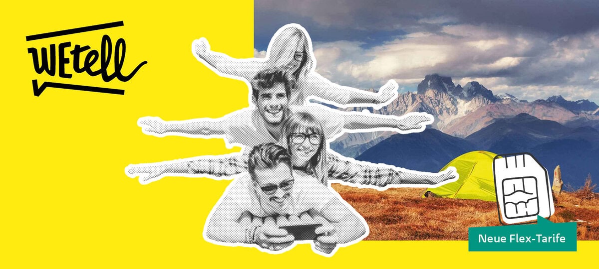 Während viele Tarife ungenutztes Volumen einfach verfallen lassen, denkt der nachhaltige Mobilfunkanbieter WEtell neu: Wer weniger verbraucht, bekommt Geld zurück