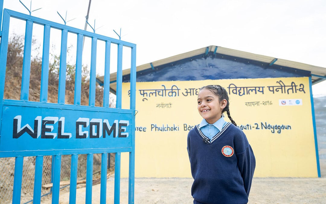 Hilfe, die wirkt: UNICEF schafft sichere Lernorte für Kinder in Nepal