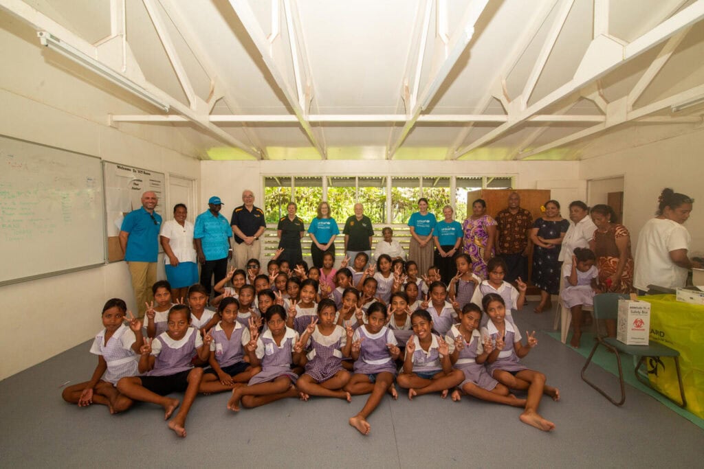 So wirkt die HPV-Impfung Mädchen in Kiribati