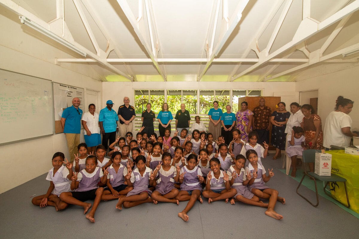 So wirkt die HPV-Impfung Mädchen in Kiribati
