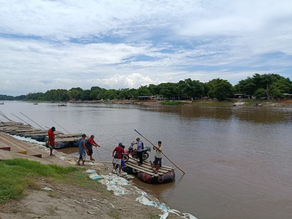 Die Grenze in Mexiko
