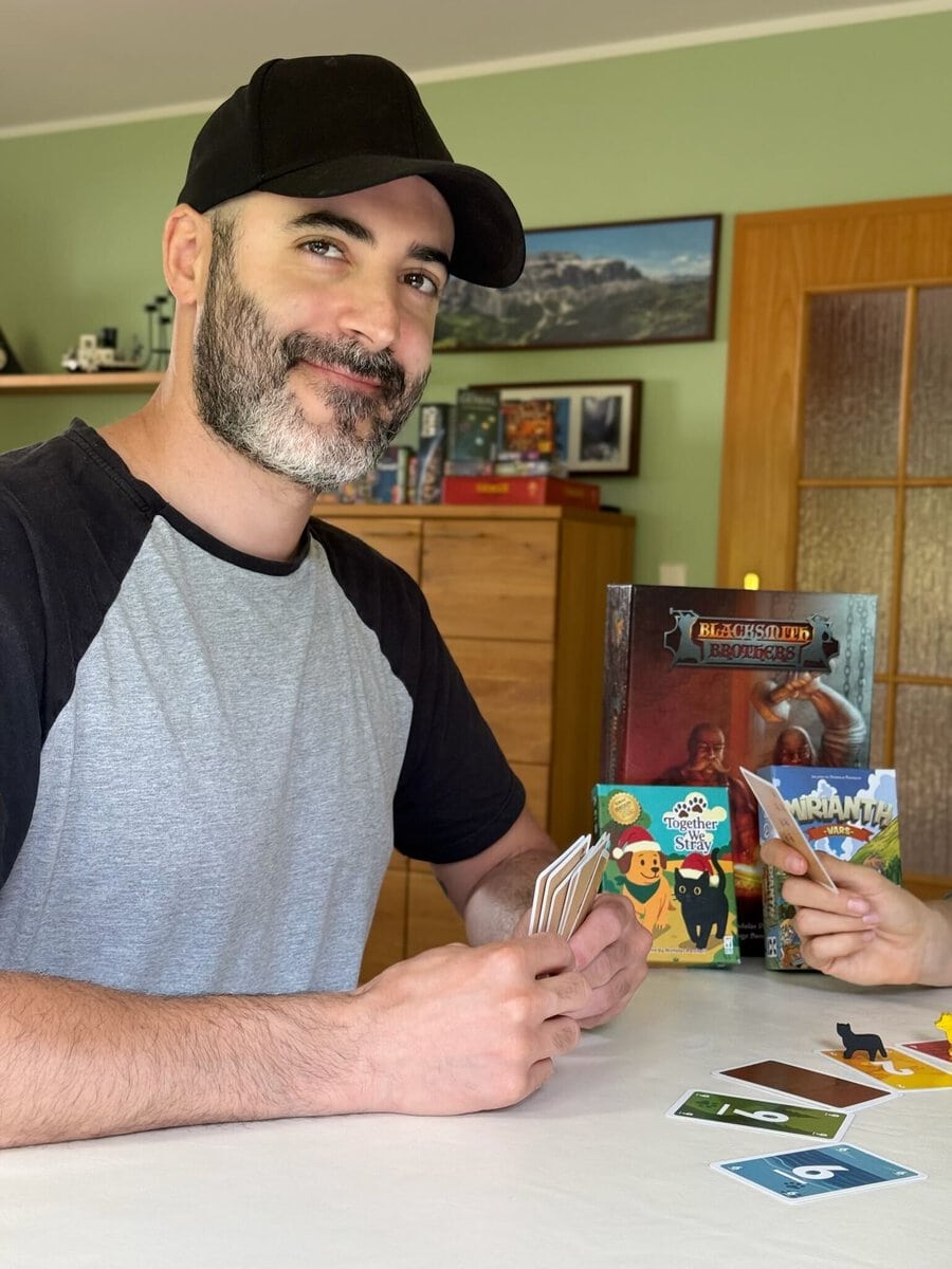 Meine Arbeit und ich - Brettspieldesigner Nicholas Paschalis