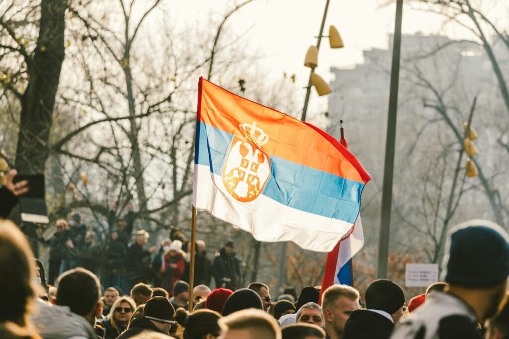 Serbien Protest